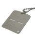 1017 ALYX 9SM (アリクス) Military Tag ball-chain necklace シルバー サイズ:U：7800円