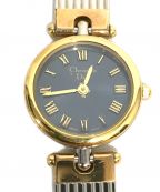 Christian Diorクリスチャン ディオール）の古着「クォーツ 腕時計」｜ネイビー