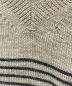 中古・古着 NOMA t.d. (ノーマティーディー) Damage Stripe Sweater ベージュ サイズ:1：6000円