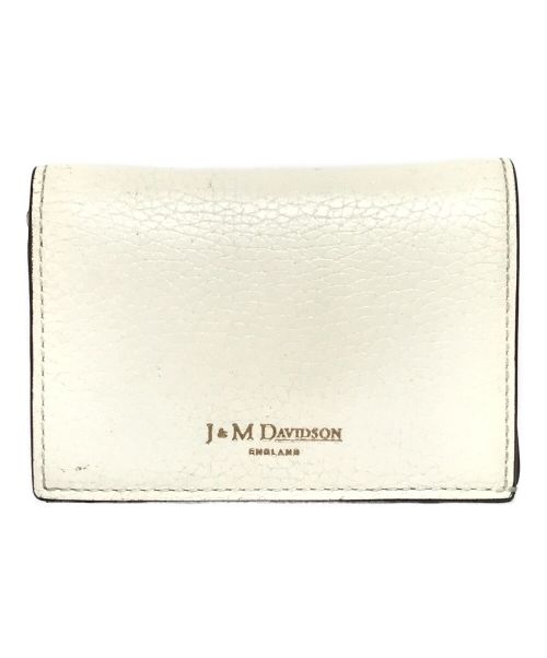 J&M DAVIDSON（ジェイ＆エム デヴィッドソン）J&M DAVIDSON (ジェイ＆エム デヴィッドソン) 2つ折り財布 ホワイトの古着・服飾アイテム
