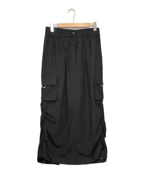 ZARA（ザラ）ZARA (ザラ) カーゴミディスカート ブラック サイズ:Lの古着・服飾アイテム