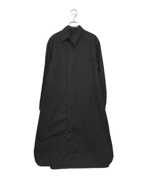 YOHJI YAMAMOTO（ヨウジヤマモト）YOHJI YAMAMOTO (ヨウジヤマモト) コットンシャツワンピース ブラック サイズ:SIZE 2の古着・服飾アイテム
