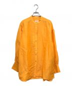 IENAイエナ）の古着「ラミーリヨセル バックギャザーシャツ」｜オレンジ