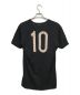 DOLCE & GABBANA (ドルチェ＆ガッバーナ) VネックプリントTシャツ ブラック サイズ:52：6800円