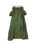 UN3D. (アンスリード) サイドギャザーボリュームスカート グリーン サイズ:SIZE 36：8800円