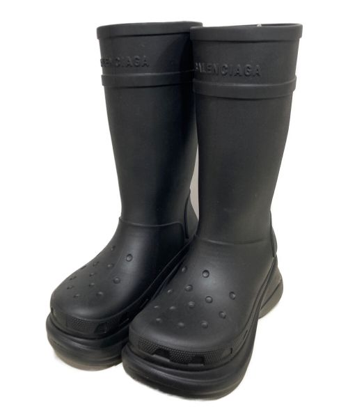 BALENCIAGA（バレンシアガ）BALENCIAGA (バレンシアガ) crocs (クロックス) Crocsエディションブーツ ブラック サイズ:SIZE 40の古着・服飾アイテム