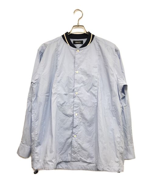 ZUCCA（ズッカ）ZUCCA (ズッカ) コットンタイプライターシャツ ブルー サイズ:SIZE Mの古着・服飾アイテム