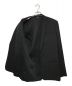HELMUT LANG (ヘルムートラング) USA製ナローラペルテーラードジャケット ブラック サイズ:38：9800円