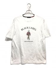 BLACK LABEL CRESTBRIDGE (ブラックレーベル クレストブリッジ) オーガニックコットングラフィックTシャツ ホワイト サイズ:L