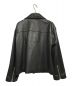 Mila Owen (ミラオーウェン) レザーダブルライダースジャケット ブラック サイズ:SIZE 0：9800円