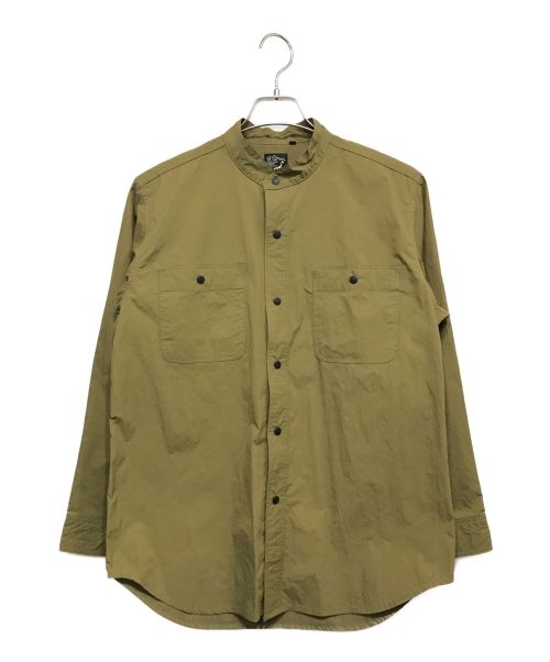 orSlow（オアスロウ）orSlow (オアスロウ) バンドカラーシャツ オリーブ サイズ:1の古着・服飾アイテム