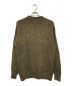 knit brary（ニット ブラリー）の古着「M.1.B18.AW ウールシルクローゲージニット」｜オリーブ