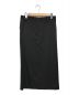 GANRYU（ガンリュウ）の古着「ウールギャバジン ラップ デザイン スカート」｜ブラック