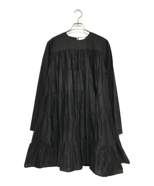 merlette（マーレット）merlette (マーレット) SOLIMAN フレアワンピース ブラック サイズ:XSの古着・服飾アイテム