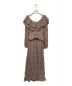 HER LIP TO (ハーリップトゥ) Majolica Pleated Long Dress ベージュ サイズ:S：4480円