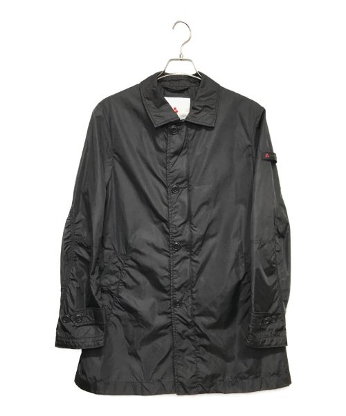 PEUTEREY（ピューテリー）PEUTEREY (ピューテリー) ナイロンステンカラーコート ブラック サイズ:50の古着・服飾アイテム