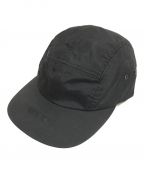 SUPREMEシュプリーム）の古着「Visor Logo Camp Cap キャップ」｜ブラック