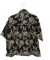 MAISON SPECIAL (メゾンスペシャル) カットオフリーフ ジャガード プライムオーバーオープンカラーシャツ ブラック×ブラウン サイズ:00：8800円