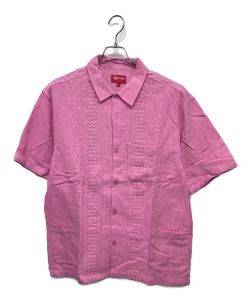 SUPREME（シュプリーム）SUPREME (シュプリーム) キューバシャツ ピンク サイズ:Lの古着・服飾アイテム
