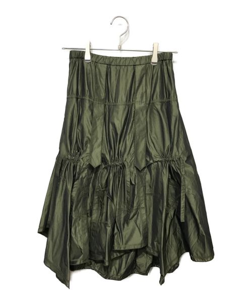 EIKO KONDO（エイココンドウ）EIKO KONDO (エイココンドウ) デザインスカート オリーブ サイズ:Fの古着・服飾アイテム