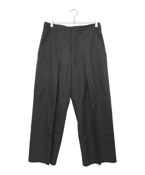 Y-3（ワイスリー）Y-3 (ワイスリー) Classic Wool Cropped Wide Leg Pants ウールクロップドパンツ ブラック サイズ:Lの古着・服飾アイテム