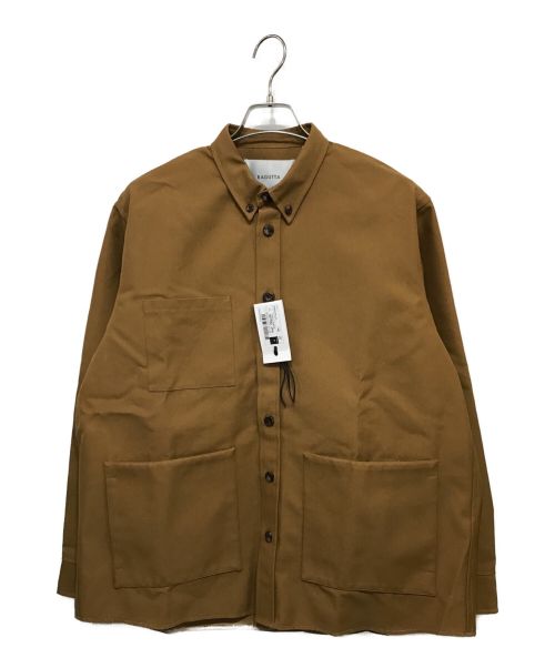Bagutta（バグッタ）Bagutta (バグッタ) ASAKUSA ボタンダウンシャツ ブラウン サイズ:Mの古着・服飾アイテム