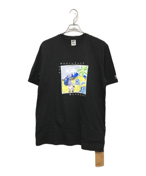 SUPREME（シュプリーム）SUPREME (シュプリーム) THE NORTH FACE (ザ ノース フェイス) Sketch S/S TEE プリントTシャツ ブラック サイズ:ASIA XLの古着・服飾アイテム