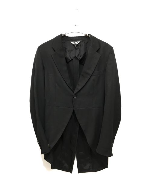 BLACK COMME des GARCONS（ブラック コムデギャルソン）BLACK COMME des GARCONS (ブラック コムデギャルソン) 燕尾テーラードジャケット ブラック サイズ:Mの古着・服飾アイテム