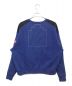 CE (シーイー) Overdyed Panel Crew Sweatshirt スウェットシャツ ブルー サイズ:M：4800円