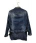 DSQUARED2 (ディースクエアード) 裾レイヤードデニムジャケット インディゴ サイズ:44：18000円