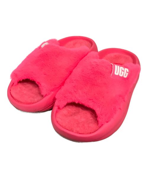 UGG（アグ）UGG (アグ) W FOAMO UGGPLUSH SLIDE サンダル ピンク サイズ:23の古着・服飾アイテム