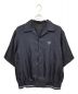 PRADA（プラダ）の古着「Short-sleeved Silk Shirt 半袖シルクシャツ」｜ネイビー