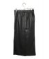 MACPHEE (マカフィー) フェイクレザー Iラインロングスカート ブラック サイズ:36：5000円