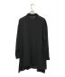 yohji yamamoto+noir (ヨウジヤマモトプリュスノアール) ウールギャバ長袖シャツ ブラック サイズ:1：18000円