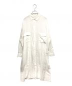 B Yohji Yamamotoビーヨウジヤマモト）の古着「ロングデザインシャツ」｜ホワイト