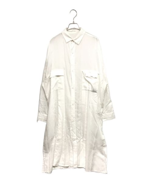 B Yohji Yamamoto（ビーヨウジヤマモト）B Yohji Yamamoto (ビーヨウジヤマモト) ロングデザインシャツ ホワイト サイズ:1の古着・服飾アイテム