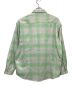 STABILIZER gnz (スタビライザージーンズ) L/S wide tapered shirt オンブレチェックシャツ グリーン サイズ:XL：10000円