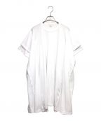 COMME des GARCONSコムデギャルソン）の古着「2023AW ドッキングクルーネックTシャツ」｜ホワイト