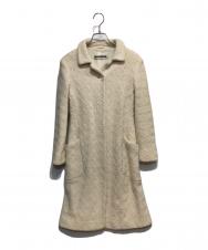 JIL SANDER (ジルサンダー) アンゴラブレンドウールコート アイボリー サイズ:34