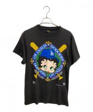 CHANGES (チェンジズ) BETTY-プリントTシャツ ブラック サイズ:L