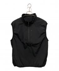STUMPSTAMP (ストンプスタンプ) HALF ZIP PULLOVER VEST ブラック サイズ:L