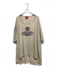 Vivienne Westwood RED LABEL (ヴィヴィアンウエストウッドレッドレーベル) オーブプリントカットソー ベージュ サイズ:00