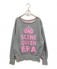 igusa (イグサ) SCENE QUEEN ERA SWEATSHIRT グレー サイズ:OS