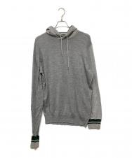 JOHN SMEDLEY (ジョンスメドレー) sacai (サカイ) ニットパーカー グレー サイズ:3