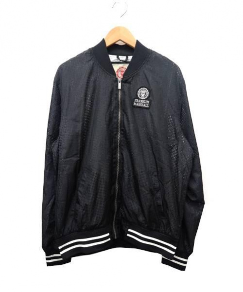 中古 古着通販 Franklin Marshall フランクリンマーシャル パンチング加工ジップジャケット ブラック サイズ Size M ブランド 古着通販 トレファク公式 Trefac Fashion