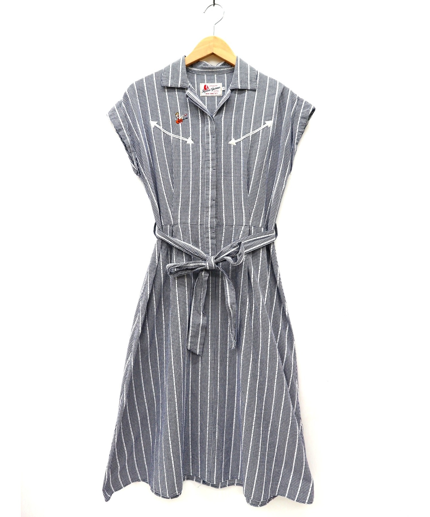 中古 古着通販 Hysteric Glamour ヒステリックグラマ ギンガムチェックシャツワンピース ブラック サイズ M ブランド 古着通販 トレファク公式 Trefac Fashion