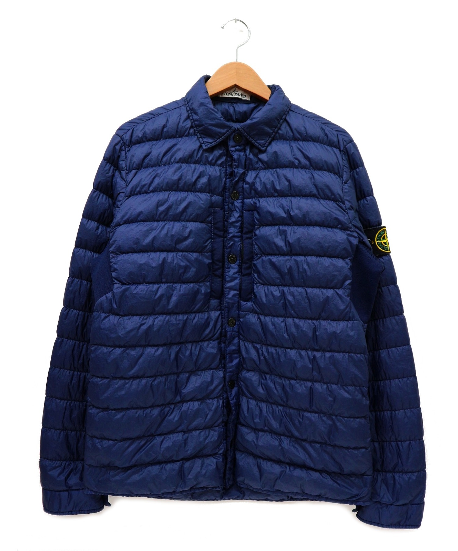 中古 古着通販 Stone Island ストーンアイランド ダウンジャケット ネイビー サイズ M Micro Yarn ブランド 古着通販 トレファク公式 Trefac Fashion