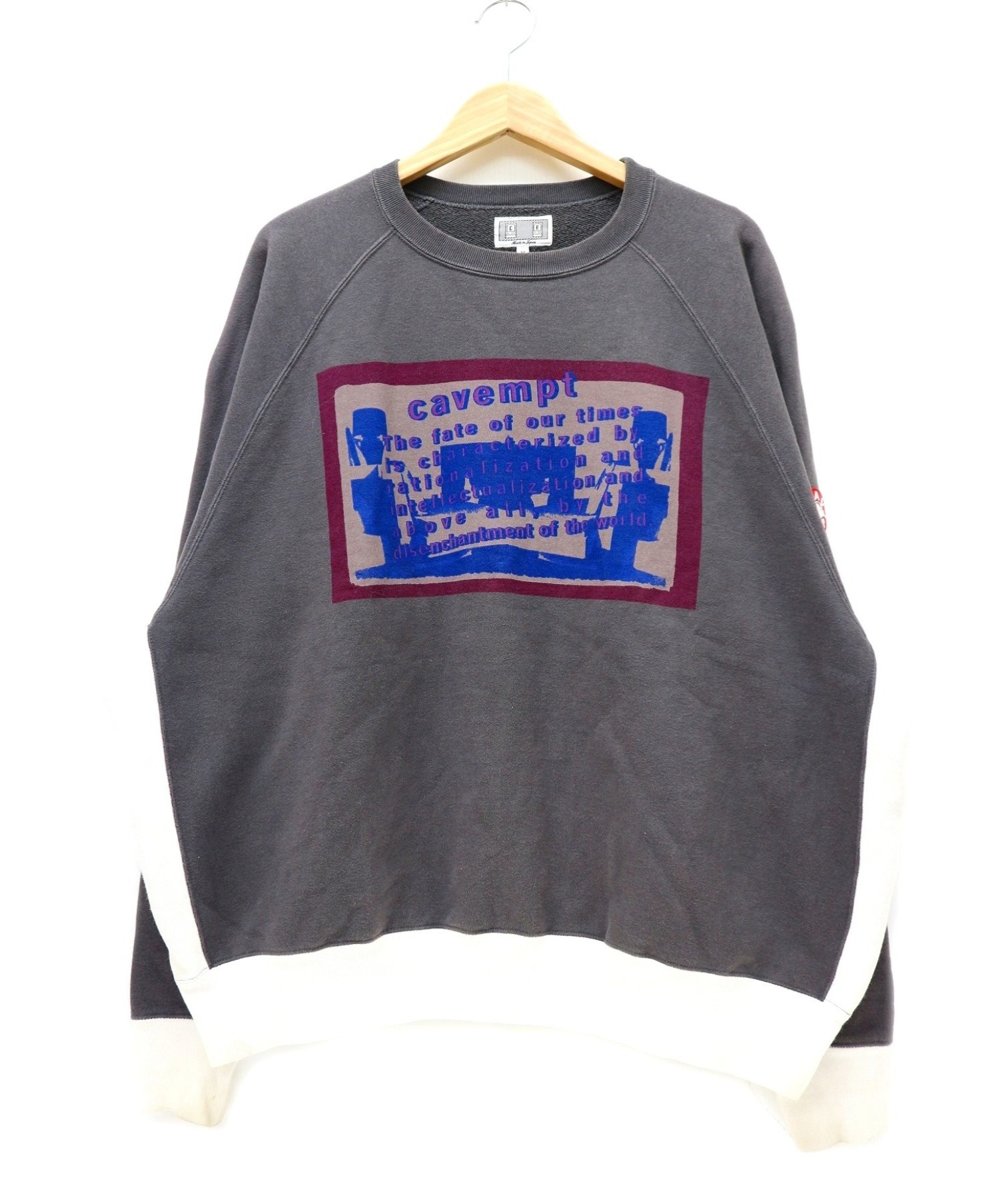 中古 古着通販 C E シーイー スウェット グレー サイズ M 日本製 ブランド 古着通販 トレファク公式 Trefac Fashion