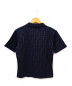 FENDI (フェンディ) [OLD]ズッカ柄ニットポロシャツ ネイビー サイズ:40 USA6 イタリア製：6800円