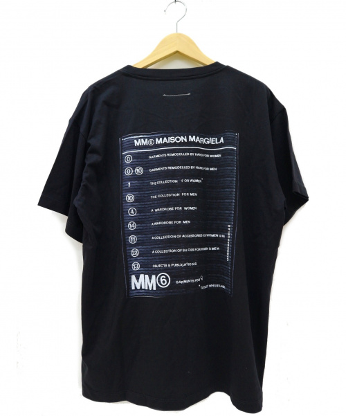 中古 古着通販 Mm6 エムエムシックス ロゴバックプリントtシャツ ブラック サイズ S ss完売品 ブランド 古着通販 トレファク公式 Trefac Fashion